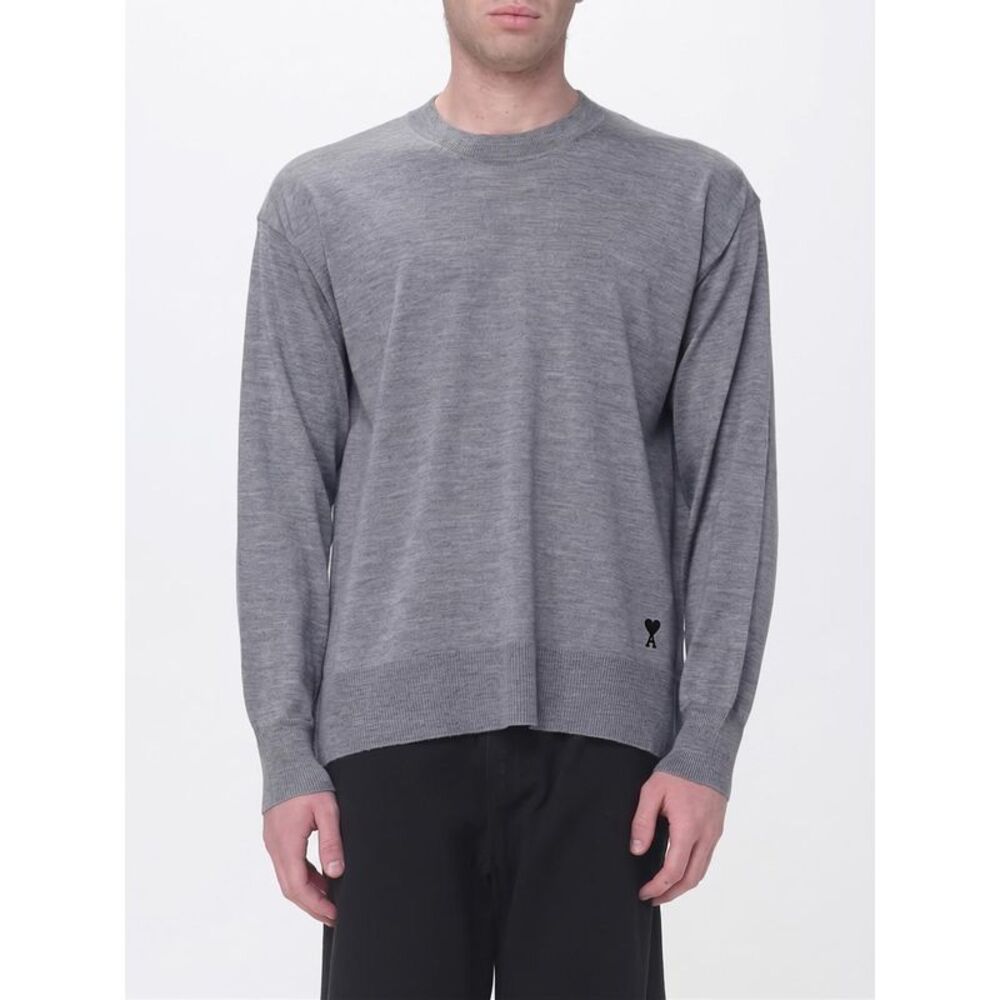 Ami Paris Sweater Men Grey